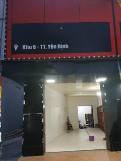 Cho thuê nhà kinh doanh mặt đường khu 6 Yên Định Hải Hậu Nam Định